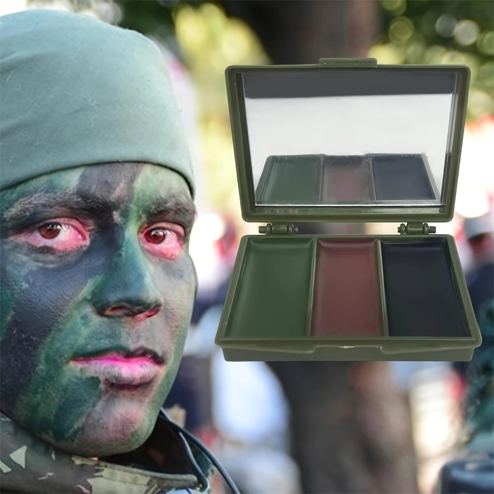 Camo Face Paint - Набор для маскировки лица с трехцветным