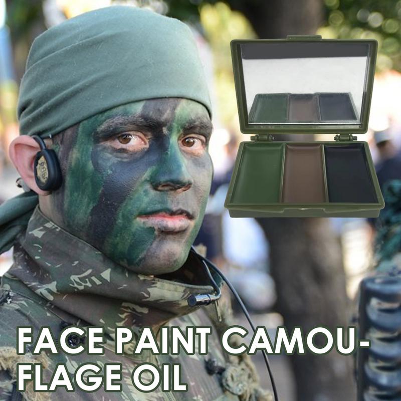 3-цветные армейские болельщики – обзор и цена Camo Face Paint
